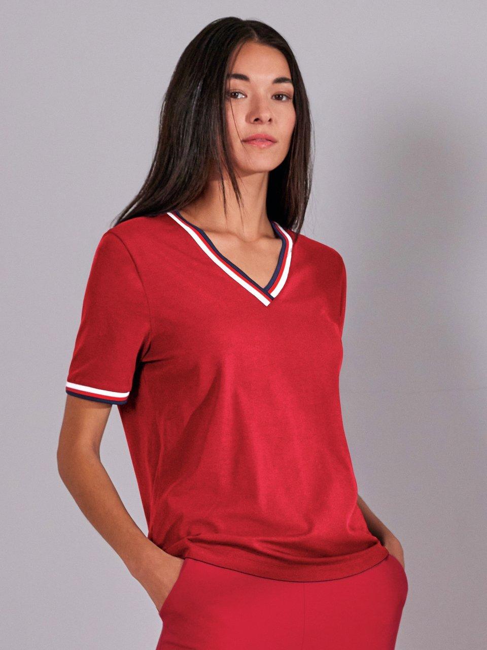 Peter Hahn - T-shirt met V-hals