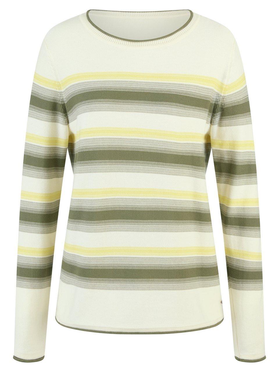 Rundhals-Pullover BASLER weiss günstig online kaufen