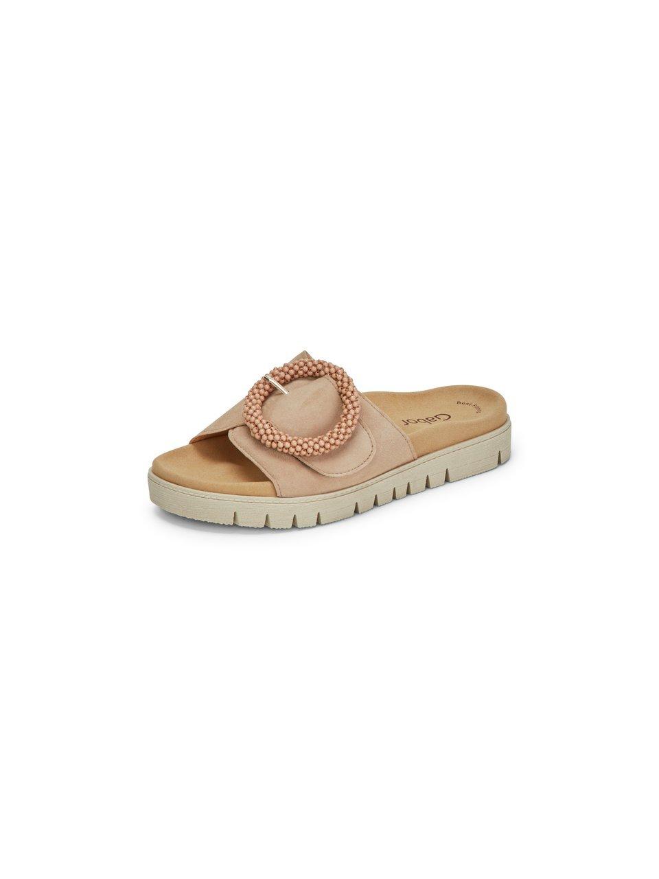 Thumbnail - Gabor - Pantolette, beige, Gr. 44 - Leder