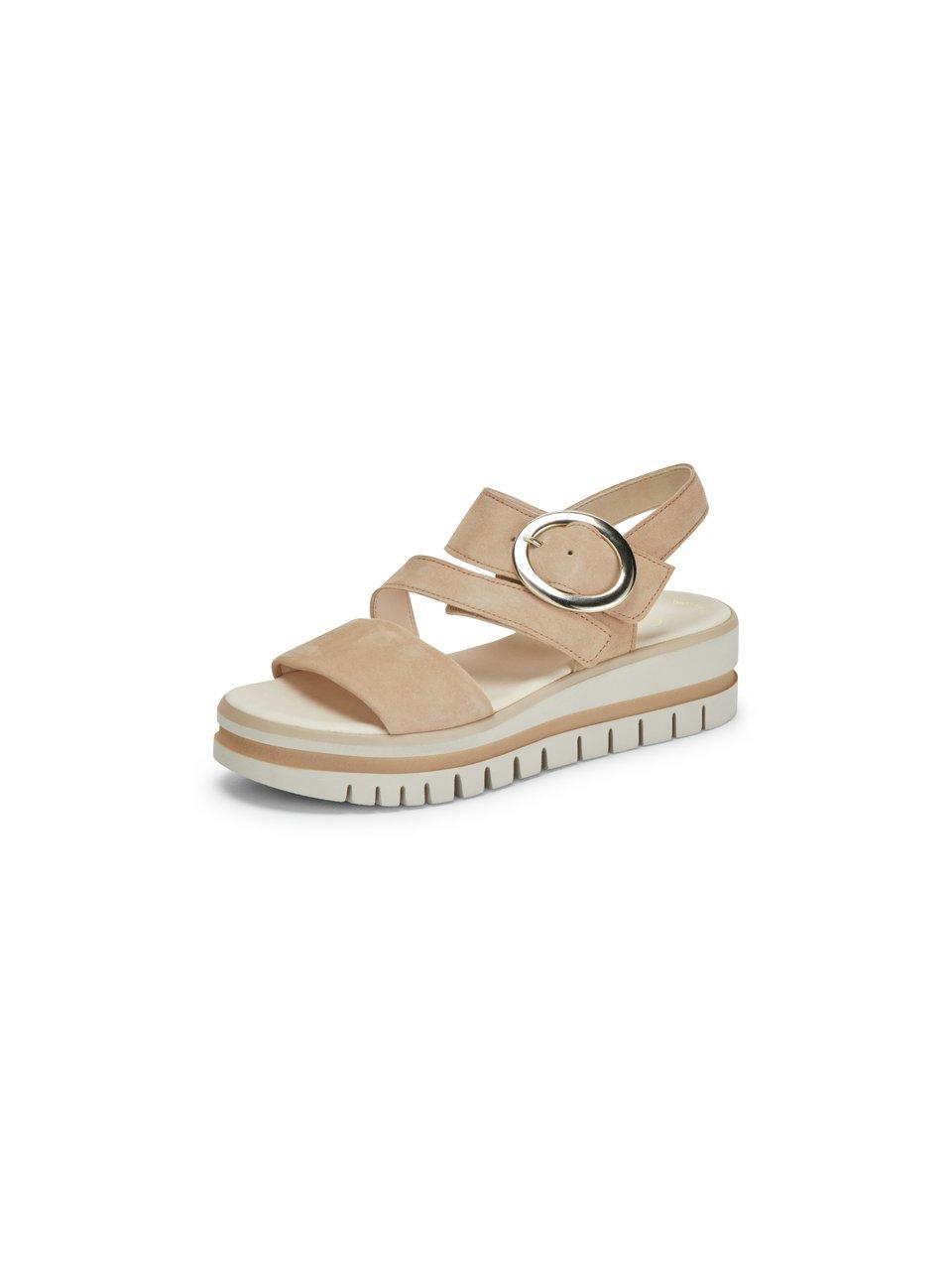 Thumbnail - Gabor - Plateau-Sandale, beige, Gr. 36 - Leder