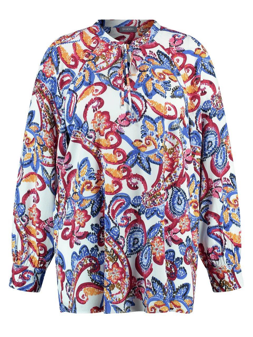 Bluse Stehkragen Samoon rot günstig online kaufen