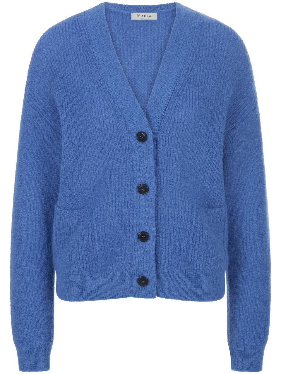 Strickjacke MAERZ Muenchen blau günstig online kaufen