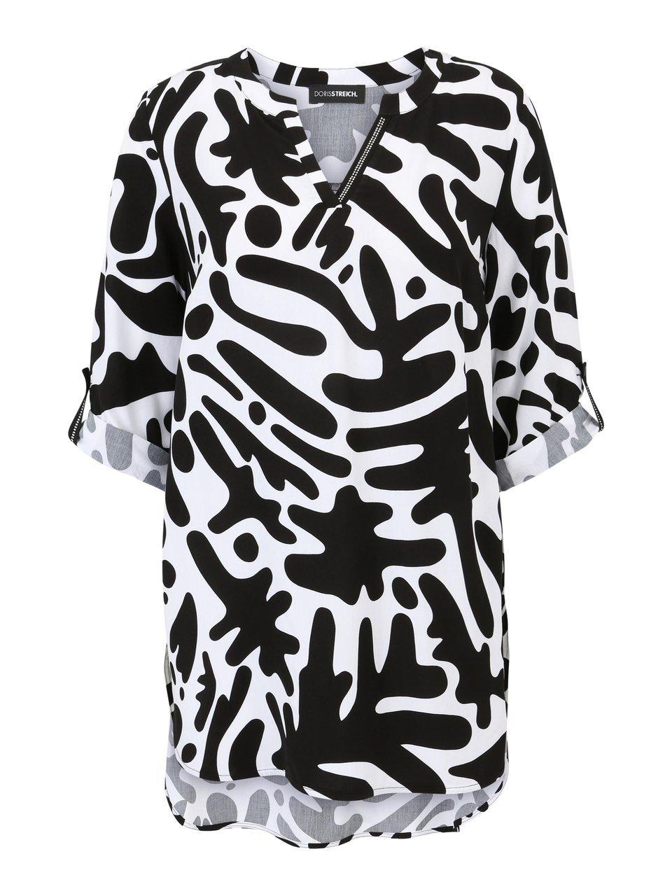 Thumbnail - Long-Bluse Doris Streich weiss