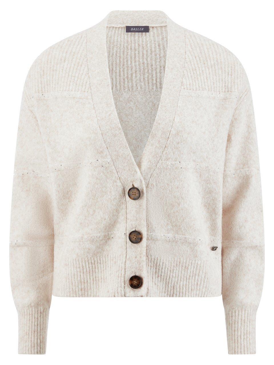 Strickjacke BASLER beige günstig online kaufen
