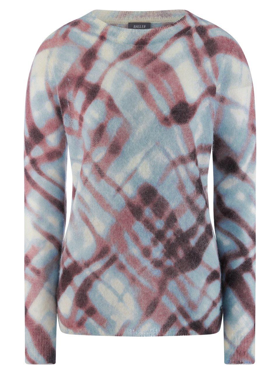 Alpaka-Pullover BASLER blau günstig online kaufen