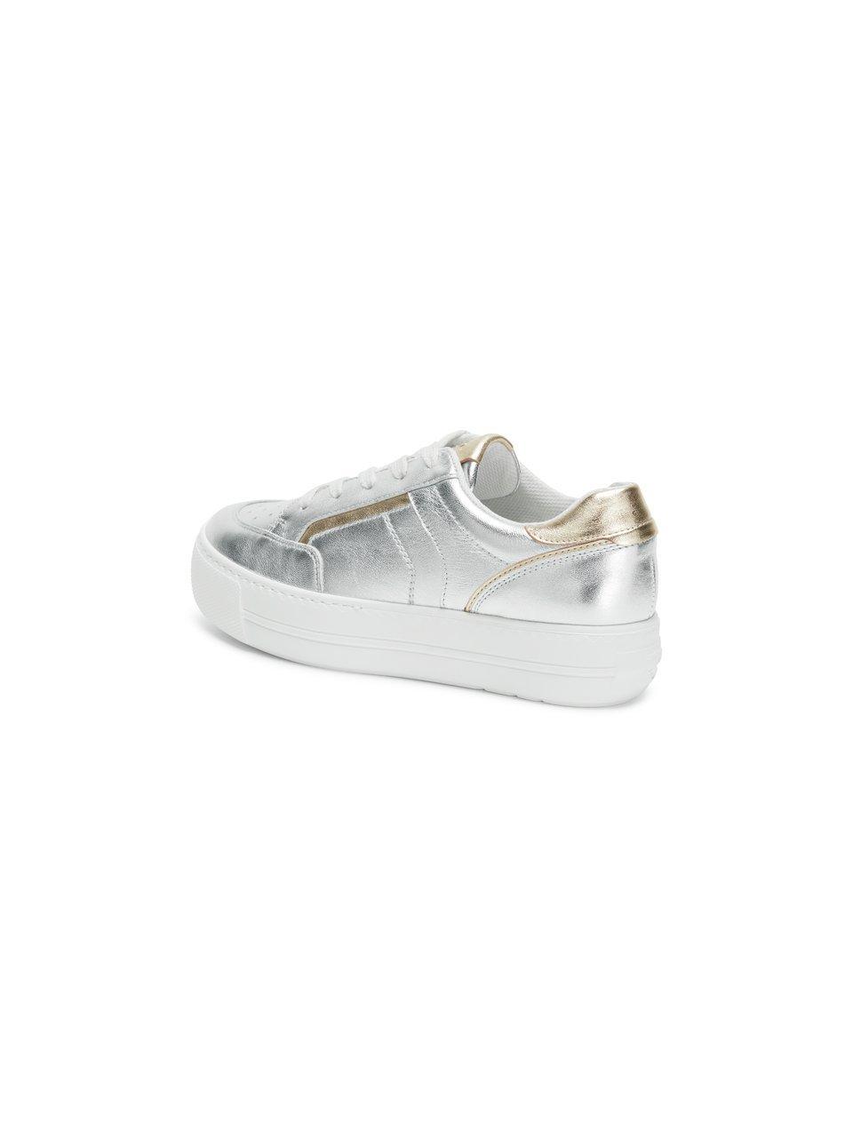 Plateau-Sneaker Paul Green silber