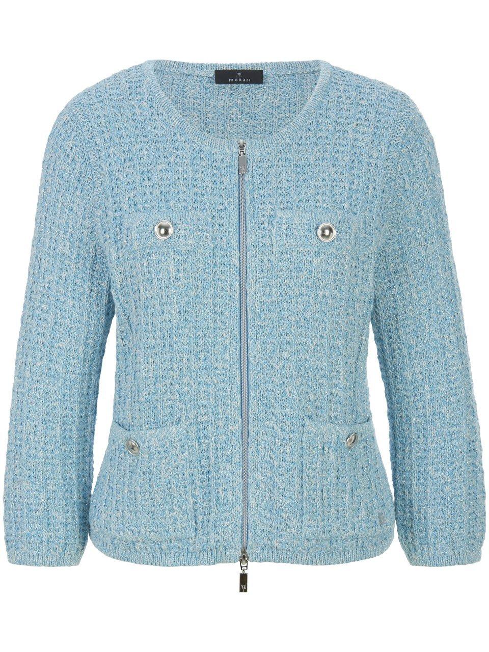 Strickjacke 3/4-Arm Monari blau günstig online kaufen