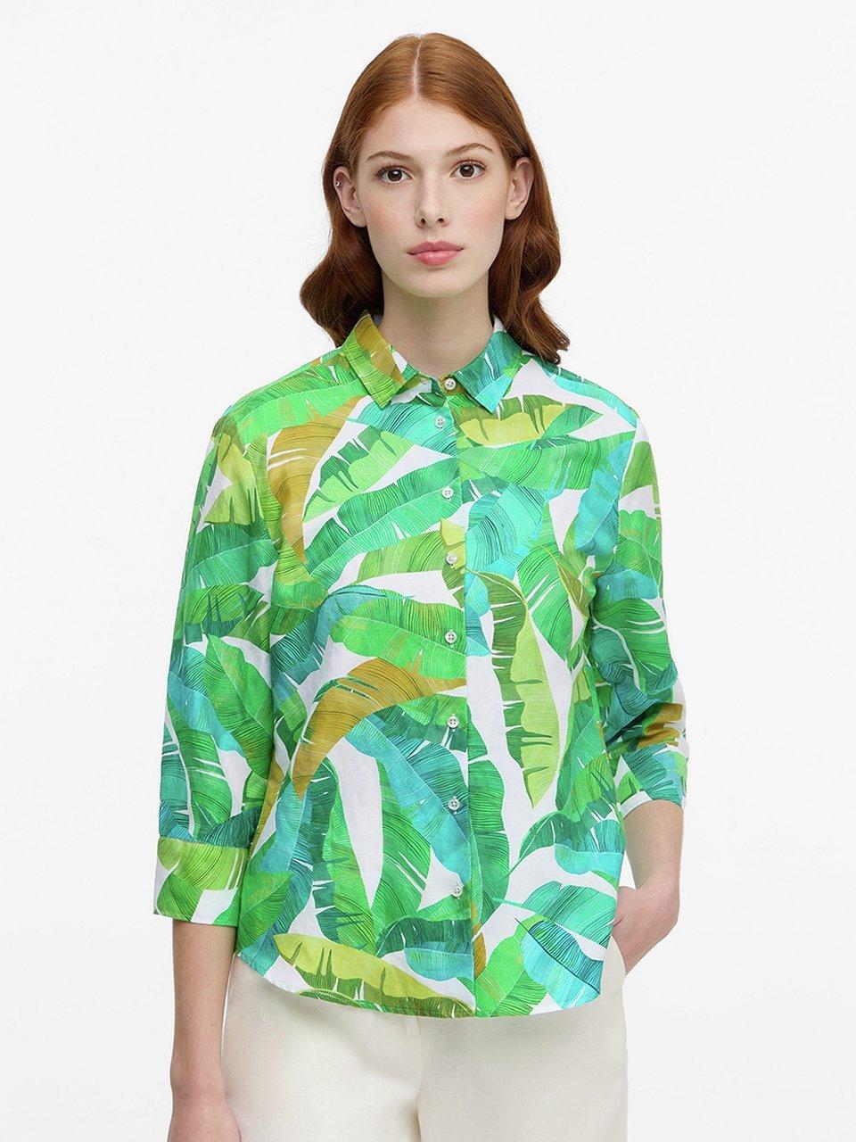 Eterna - Overhemdblouse met 3/4 mouwen