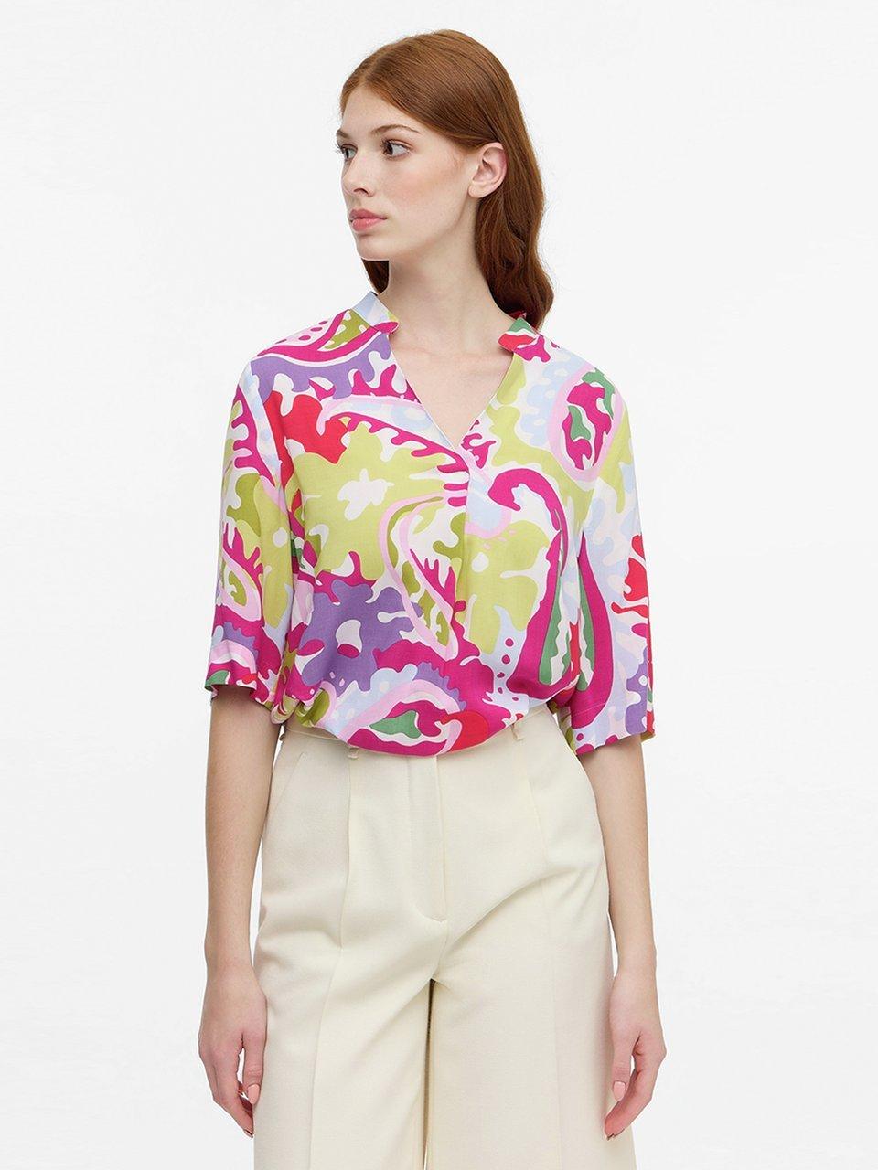 Eterna - Bluse mit V-Ausschnitt
