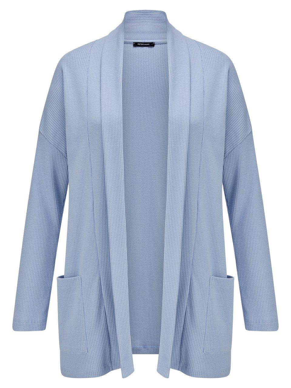 Long-Jacke Schalkragen Peter Hahn blau günstig online kaufen