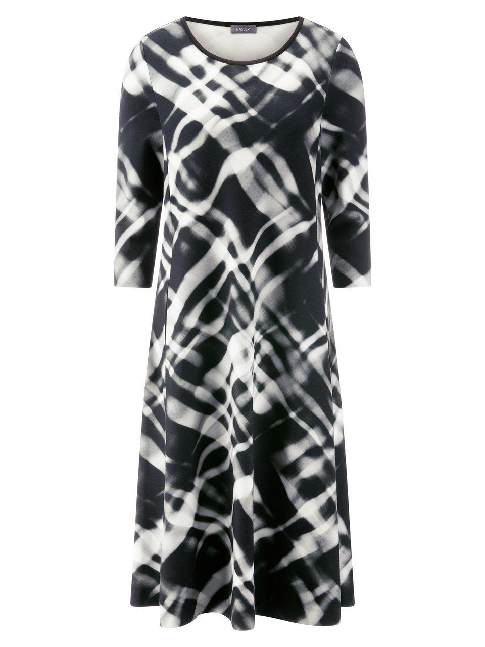Midi-Jersey-Kleid BASLER schwarz günstig online kaufen