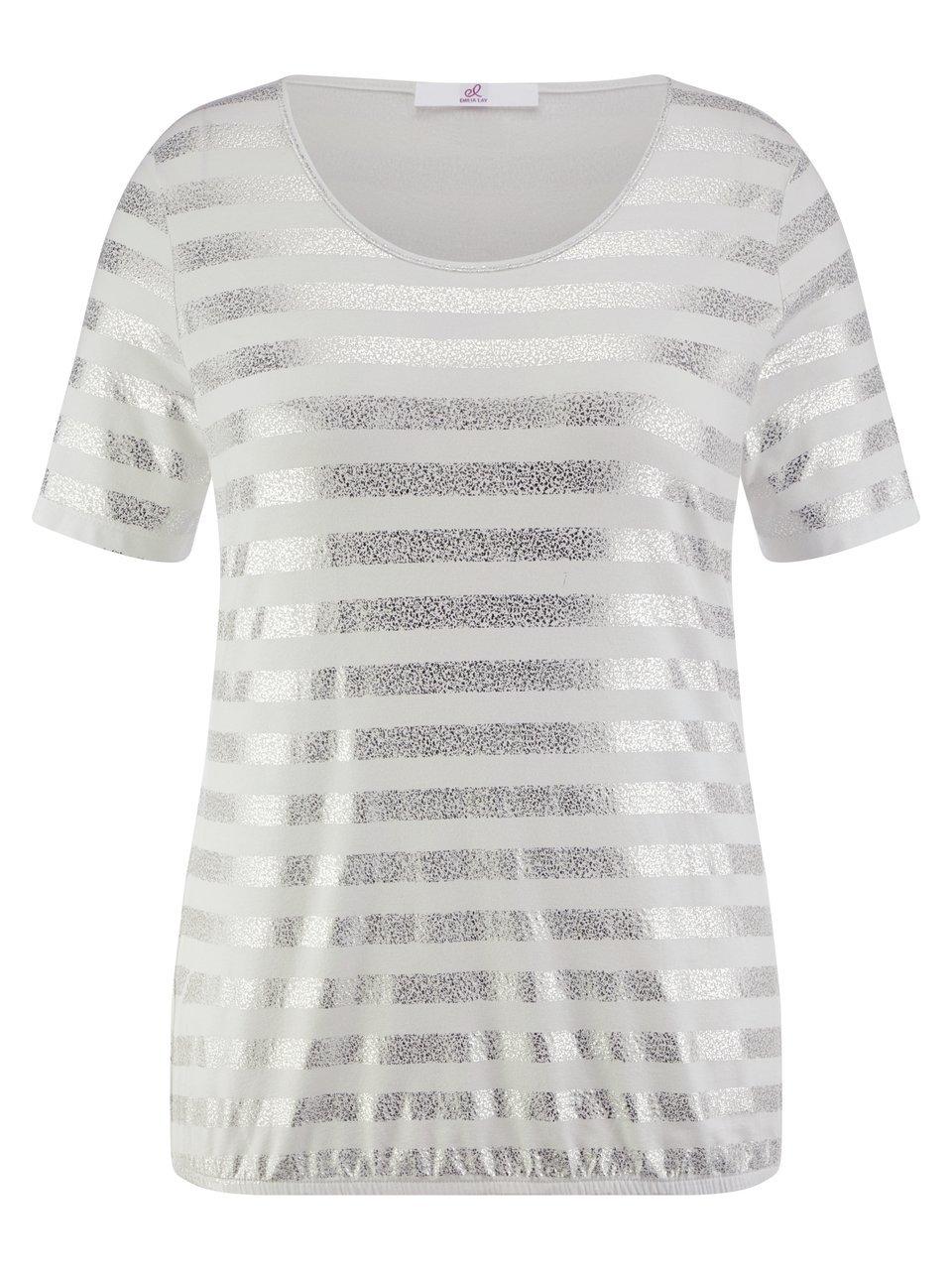 Rundhals-Shirt Emilia Lay weiss günstig online kaufen