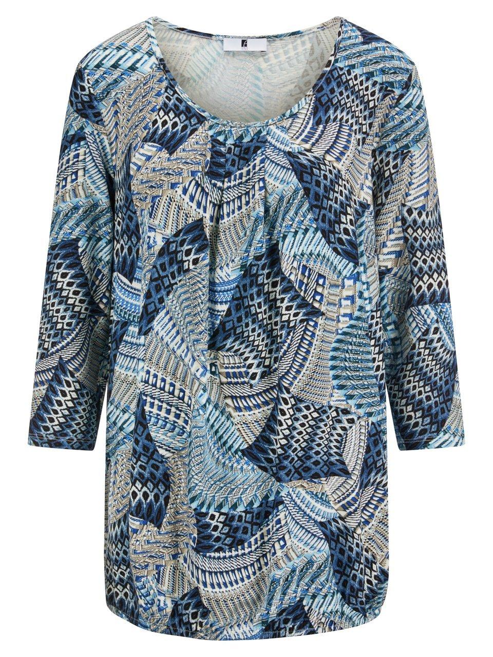 Rundhals-Shirt 3/4-Arm Anna Aura blau günstig online kaufen
