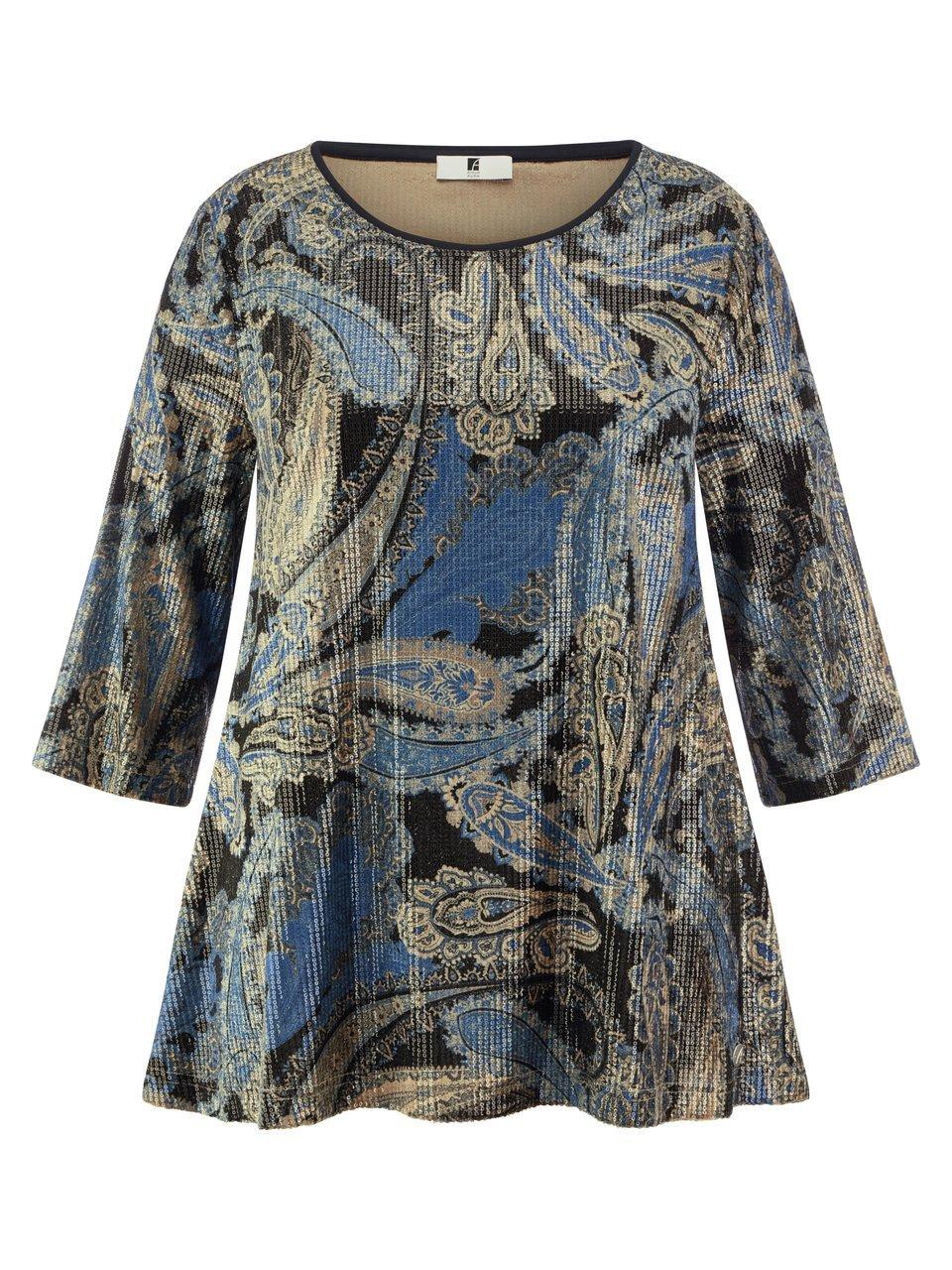 Rundhals-Shirt 3/4-Arm Anna Aura blau günstig online kaufen