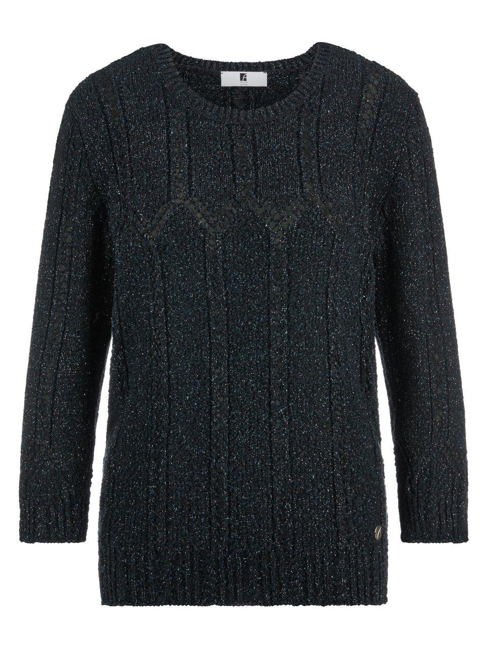 Rundhals-Pullover ­3/4-Arm Anna Aura blau günstig online kaufen
