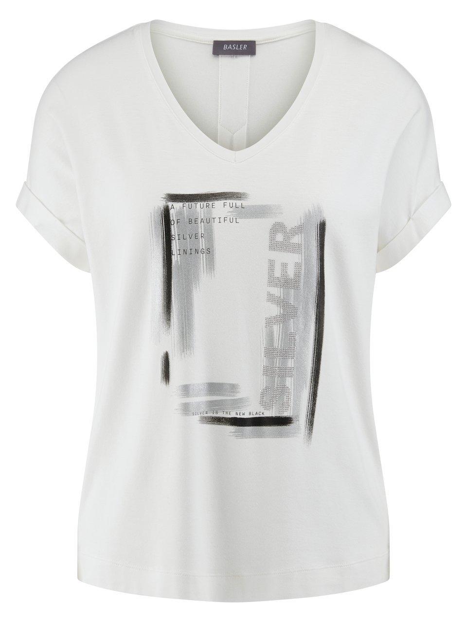 Jersey-Shirt BASLER weiss günstig online kaufen