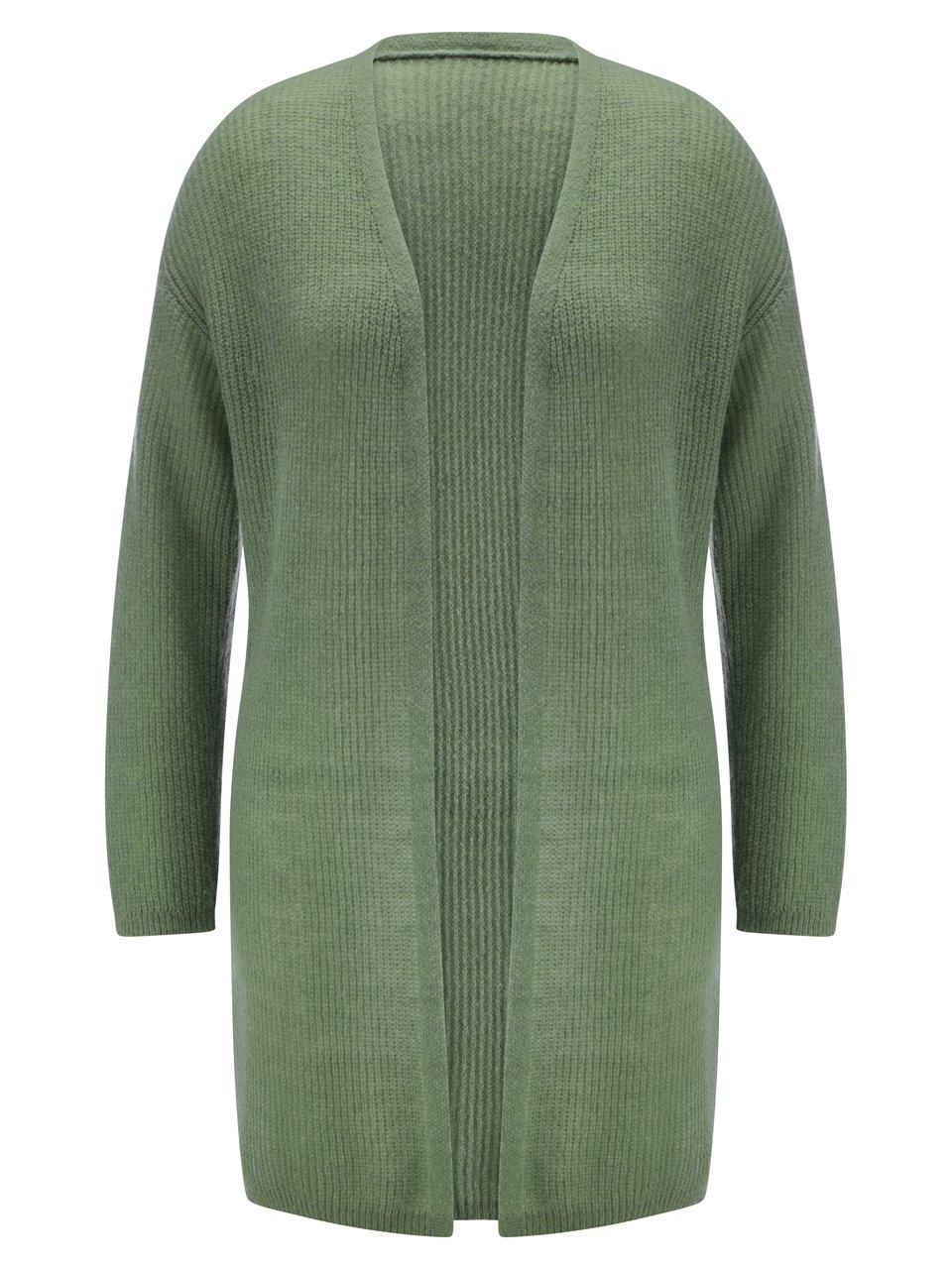Long-Strickjacke Anna Aura grün günstig online kaufen