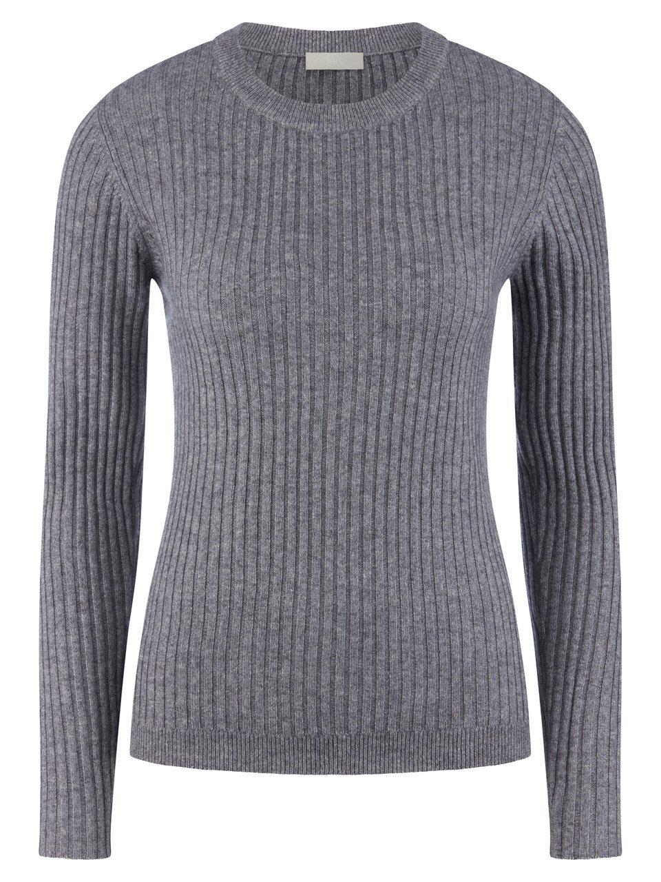 Rundhals-Pullover include grau günstig online kaufen
