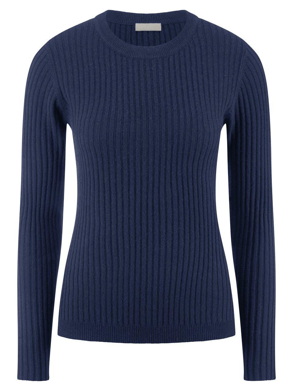 Rundhals-Pullover include blau günstig online kaufen