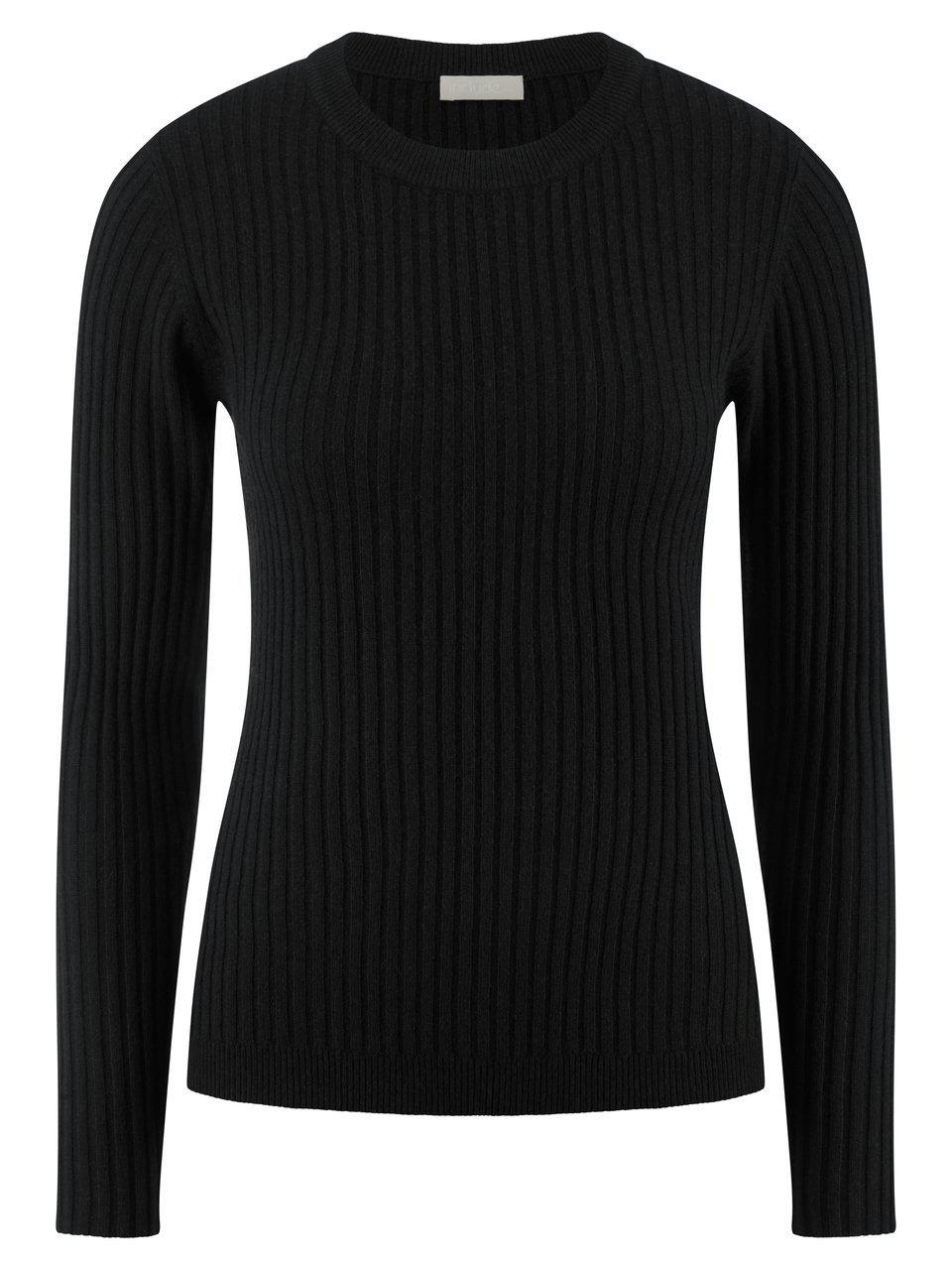 Rundhals-Pullover include schwarz günstig online kaufen