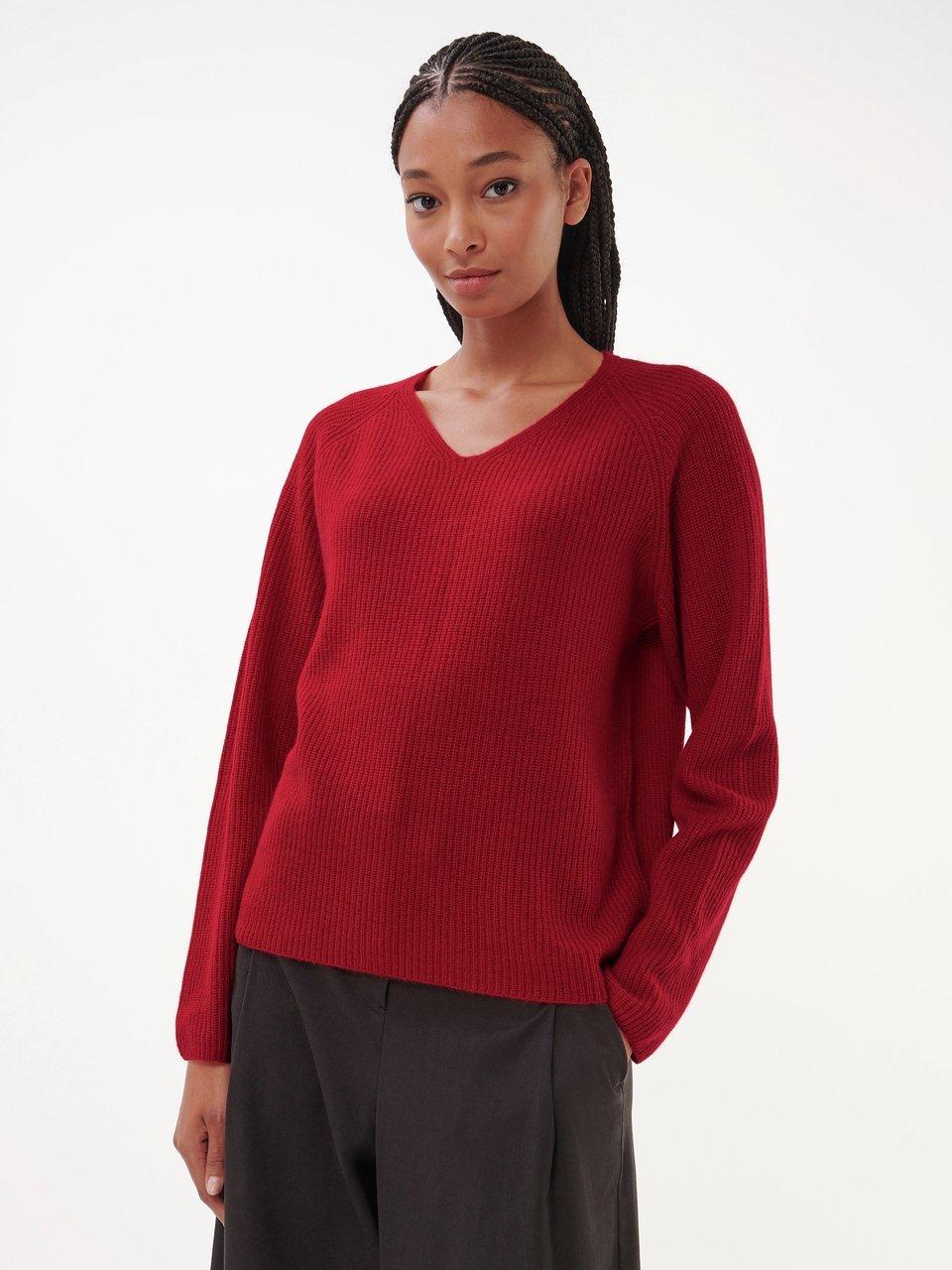Peter Hahn - V-Pullover aus 100% Kaschmir