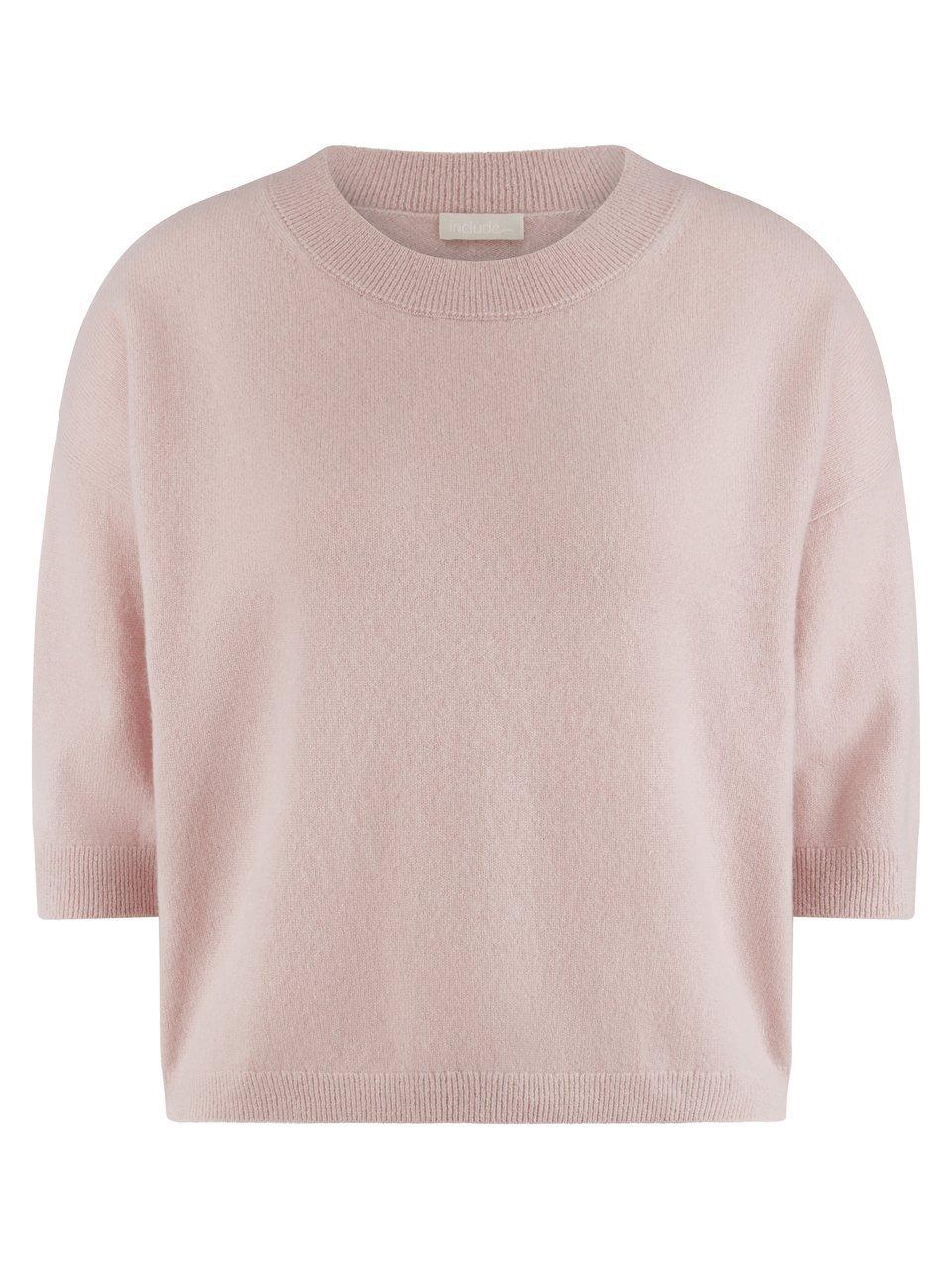 Rundhals-Pullover include rosé günstig online kaufen