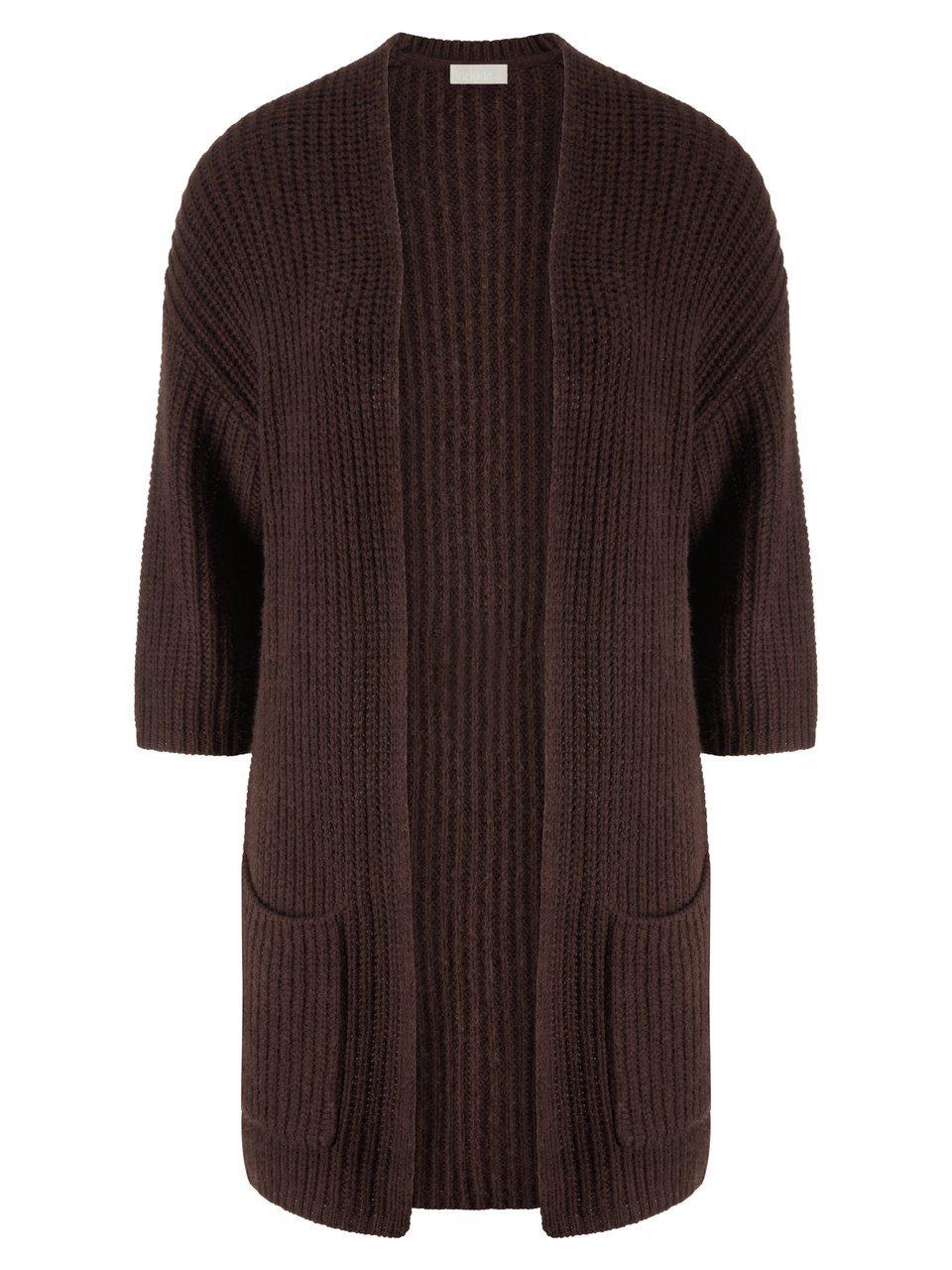 Strickjacke 3/4-Arm include braun günstig online kaufen