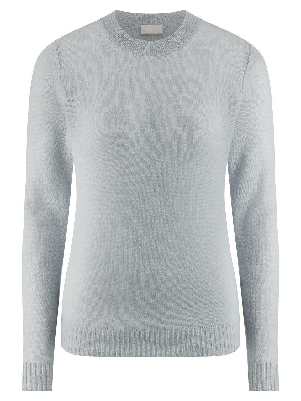 Rundhals-Pullover include blau günstig online kaufen