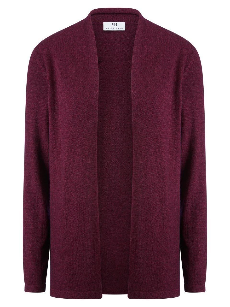 Strickjacke Modell Caro Peter Hahn Seide/Kaschmir lila günstig online kaufen