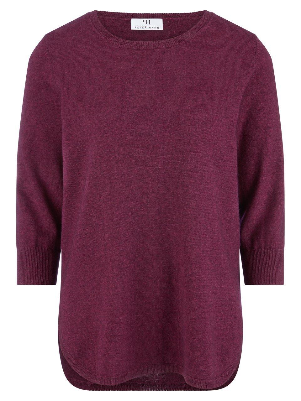 Rundhals-Pullover aus Seide und Kaschmir Peter Hahn Seide/Kaschmir lila günstig online kaufen