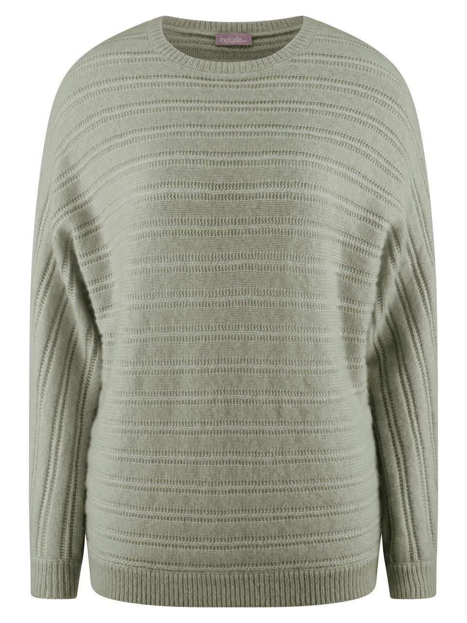 Rundhals-Pullover include grün günstig online kaufen