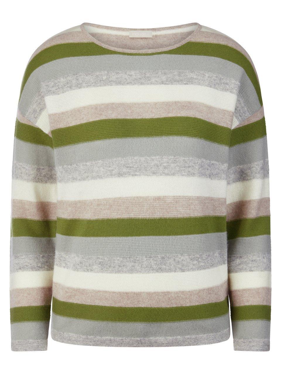 Rundhals-Pullover include grün günstig online kaufen
