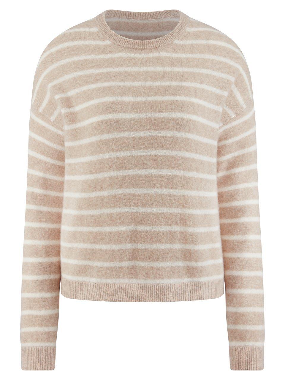 Rundhals-Pullover include beige günstig online kaufen