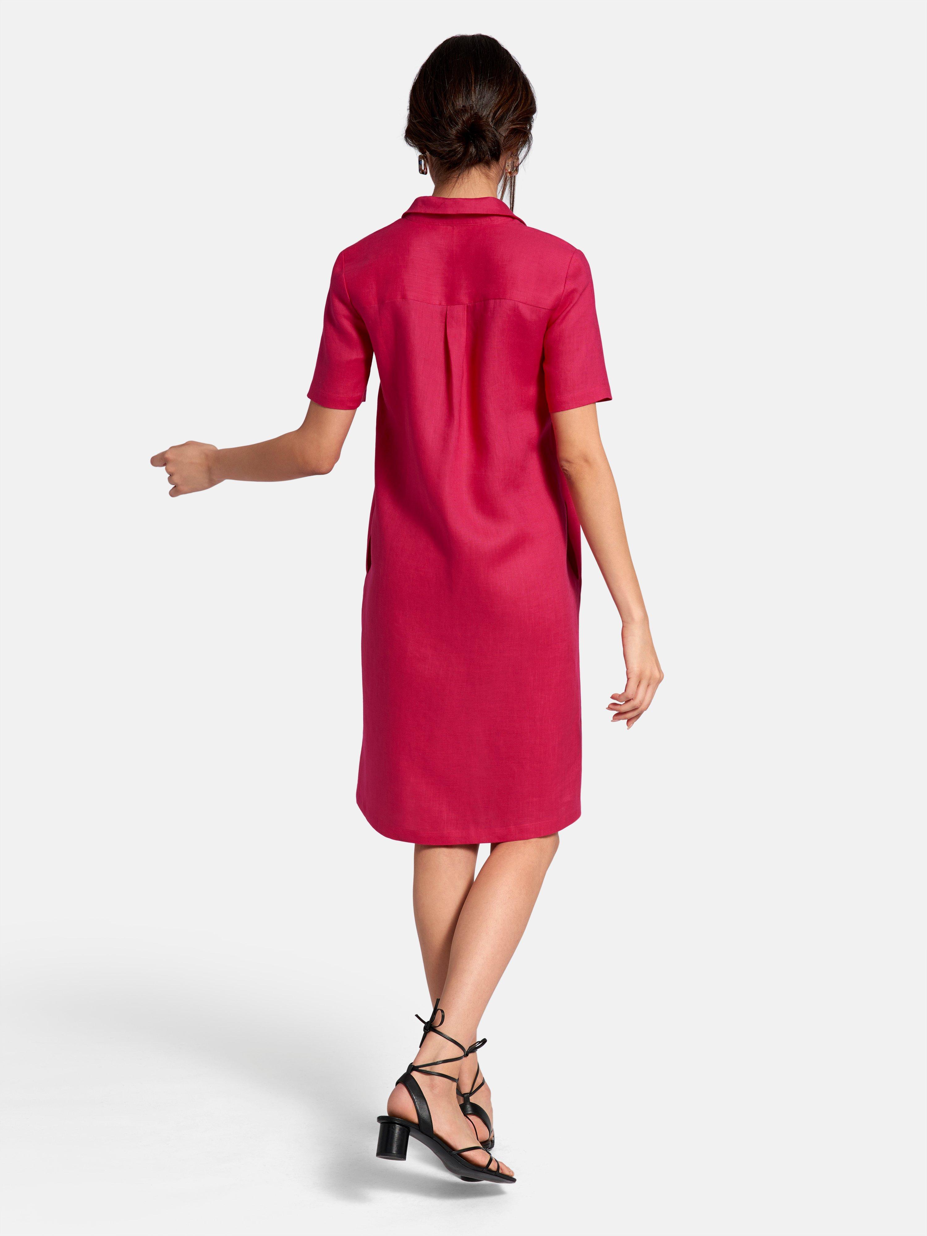 Peter Hahn Kleid Aus 100 Leinen Zyklam
