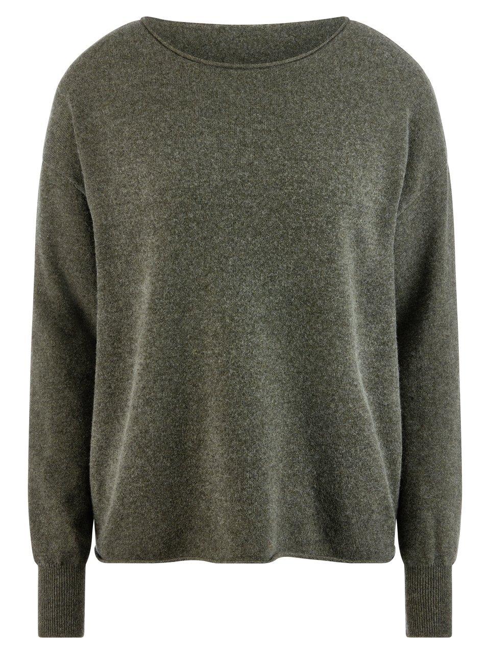 Pullover U-Boot-Ausschnitt include grün günstig online kaufen