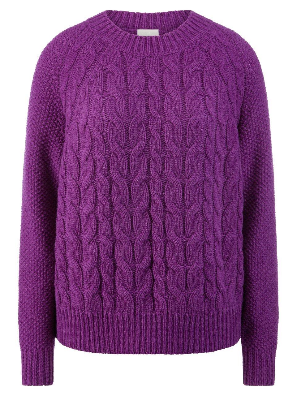 Rundhals-Pullover include lila günstig online kaufen
