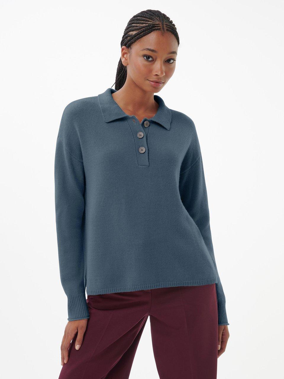 Peter Hahn - Polo-Pullover mit Kaschmir