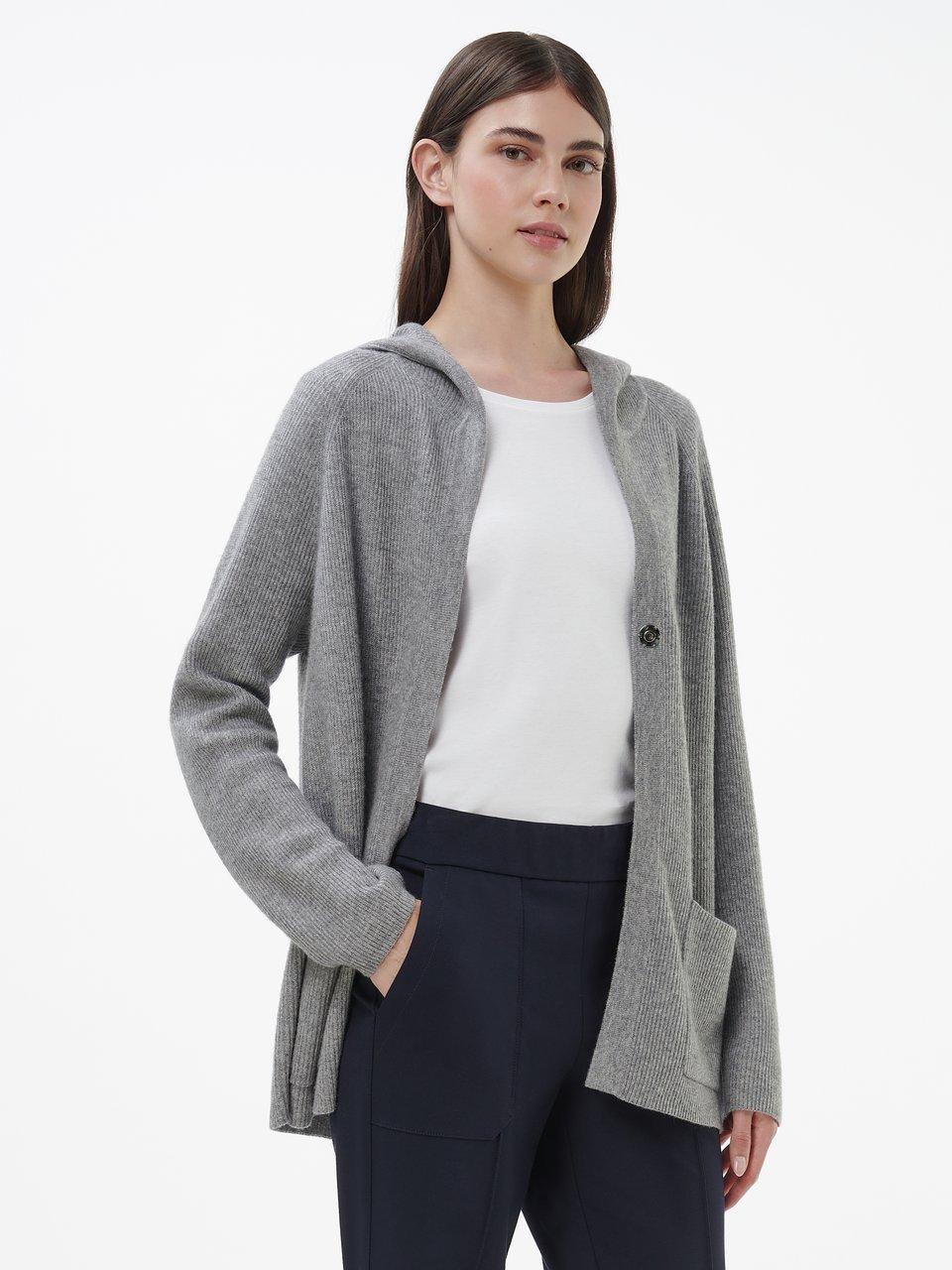include - Kapuzen-Strickjacke
