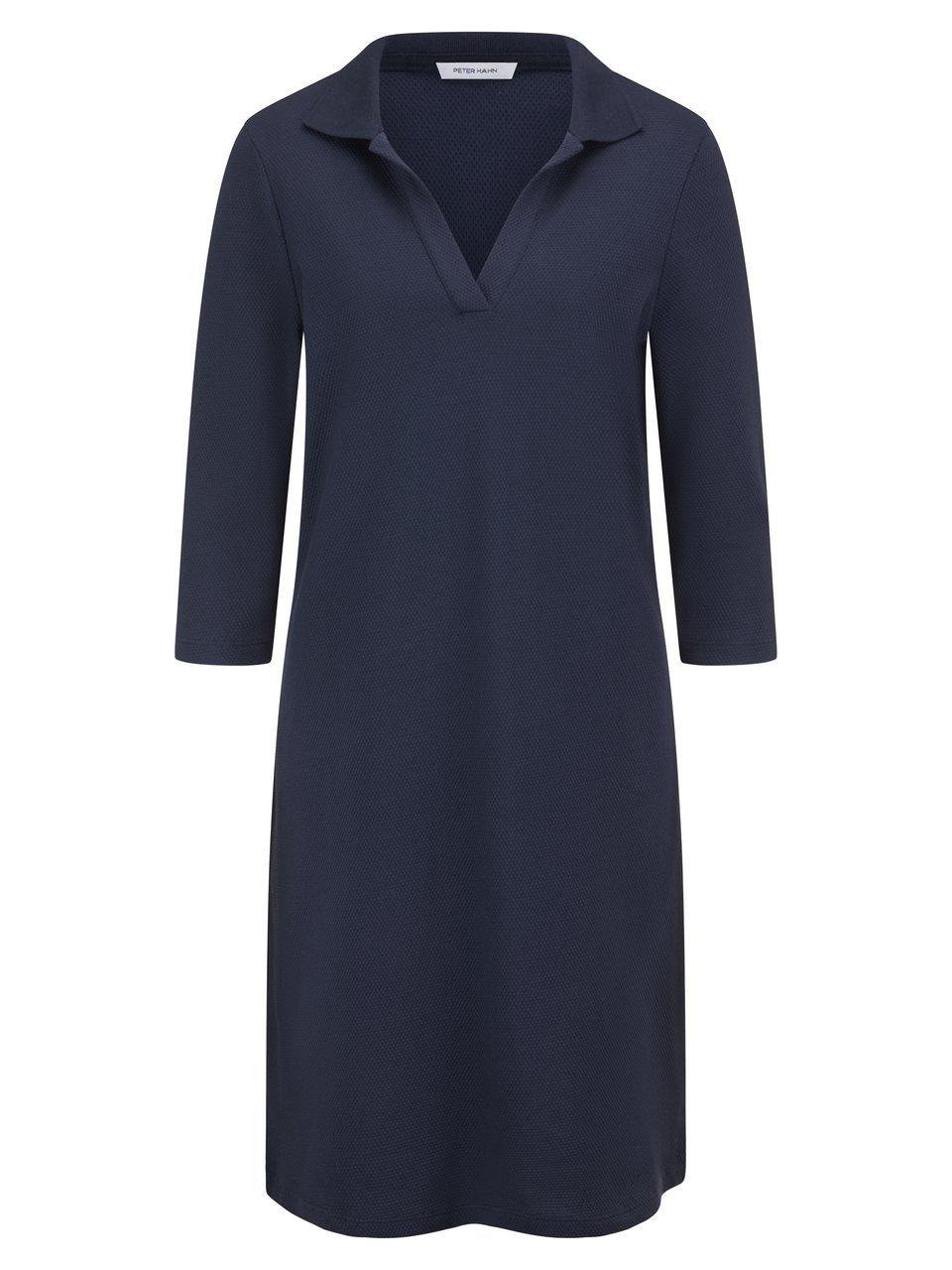 Polo-Kleid 3/4-Arm Peter Hahn blau günstig online kaufen