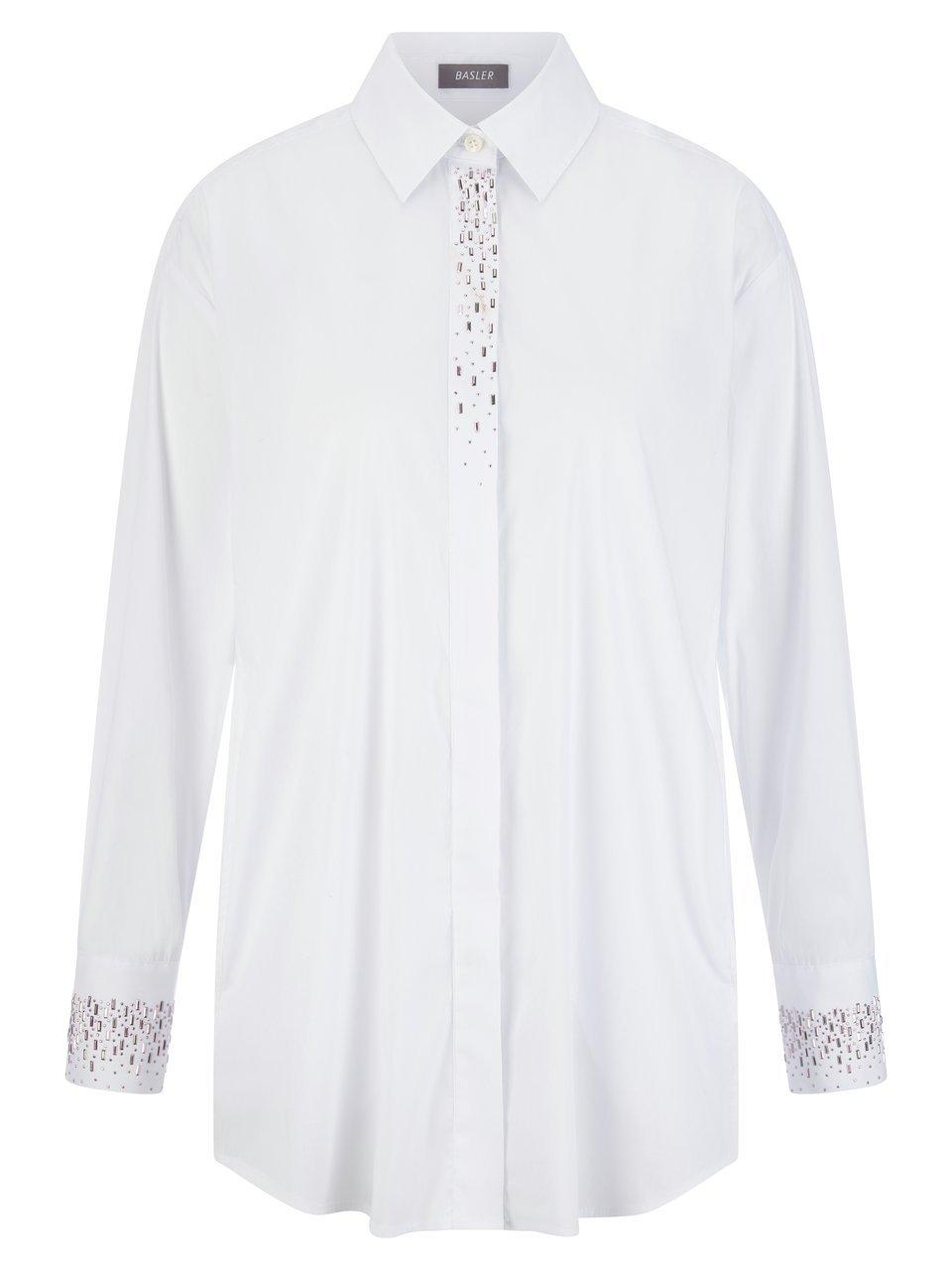 Long-Bluse BASLER weiss günstig online kaufen