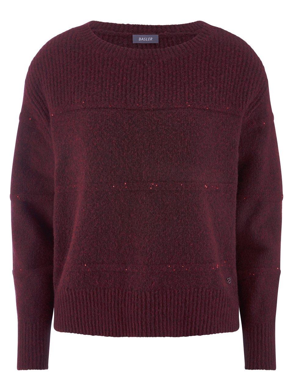 Strickpullover BASLER lila günstig online kaufen