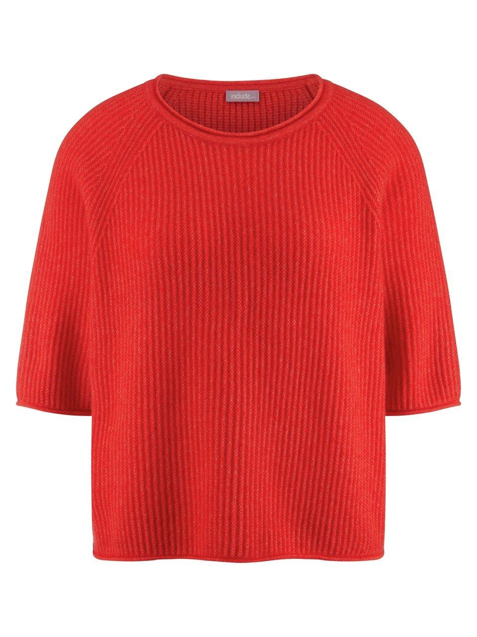 Rundhals-Pullover Raglan-­Halbarm include rot günstig online kaufen