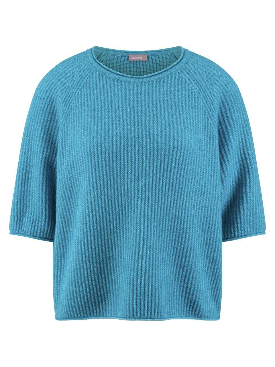 Rundhals-Pullover Raglan-­Halbarm include blau günstig online kaufen