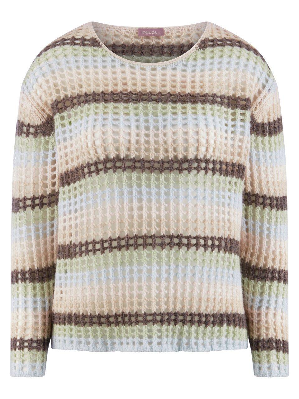 Rundhals-Pullover include mehrfarbig günstig online kaufen