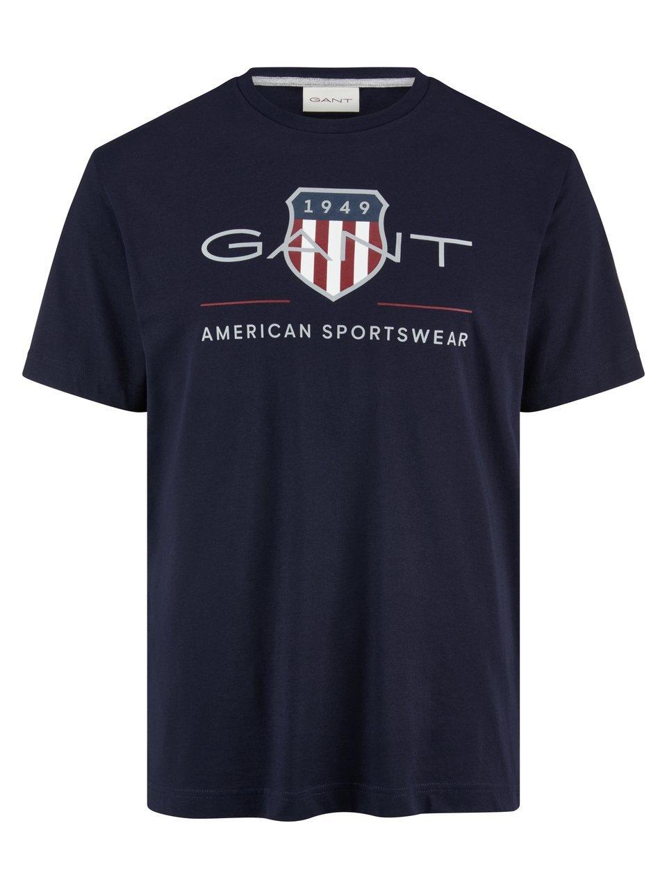 Rundhals-Shirt GANT blau günstig online kaufen