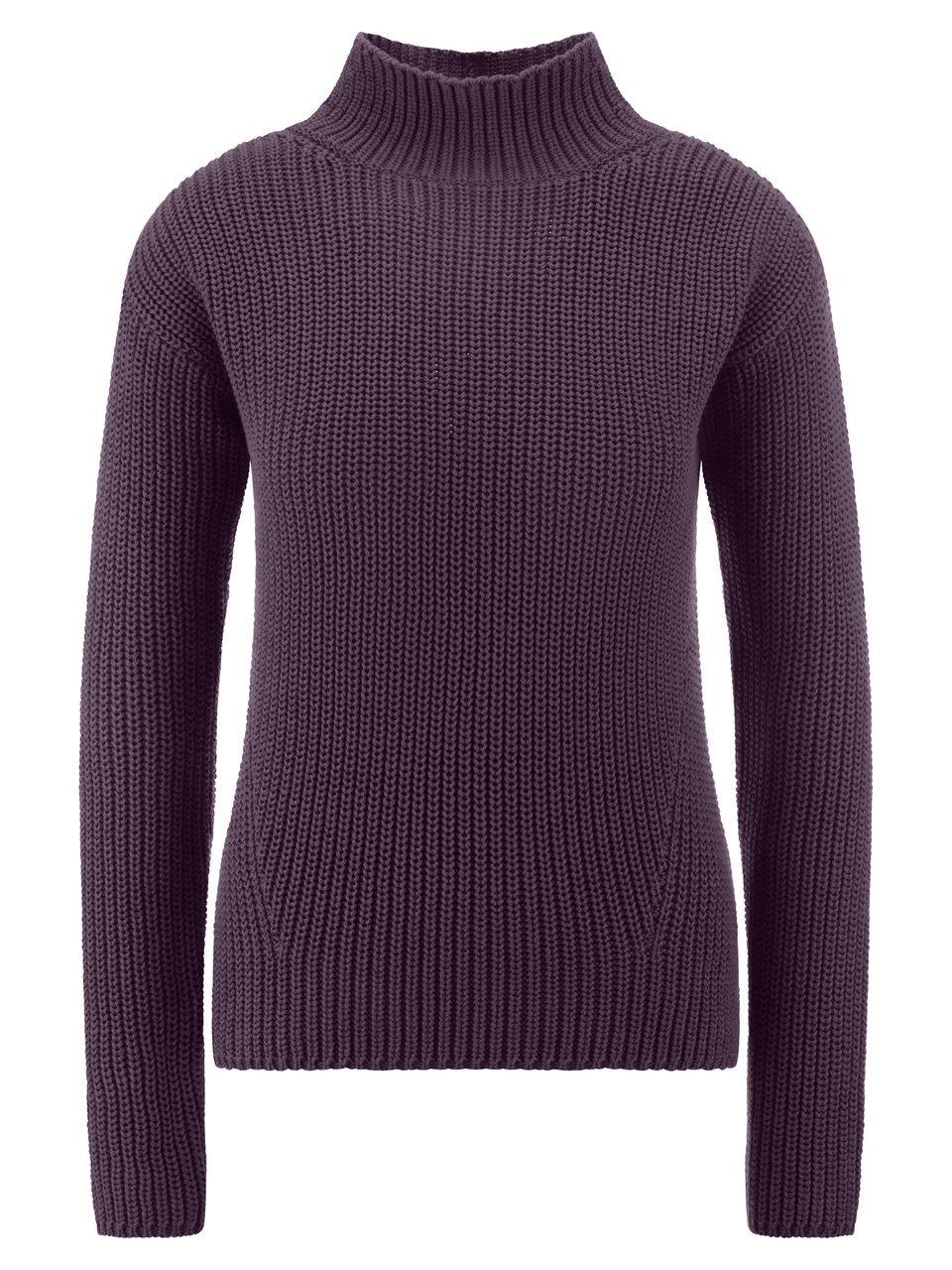 Pullover Stehkragen Peter Hahn lila günstig online kaufen