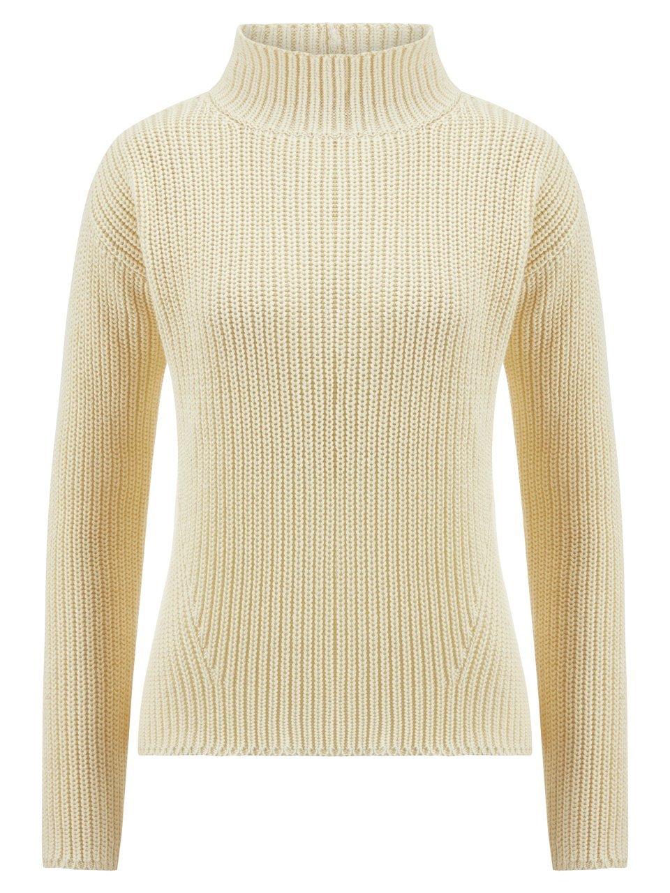 Pullover Stehkragen Peter Hahn weiss günstig online kaufen