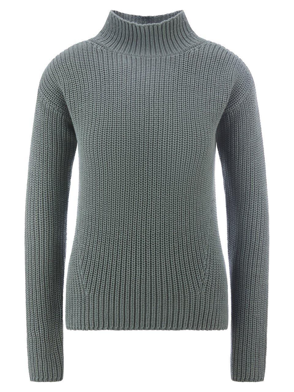 Pullover Stehkragen Peter Hahn grün günstig online kaufen