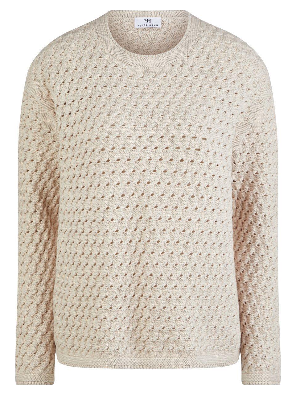 Rundhals-Pullover Peter Hahn beige günstig online kaufen