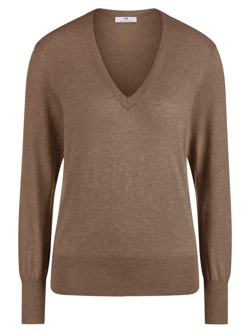 V-Pullover Peter Hahn braun günstig online kaufen